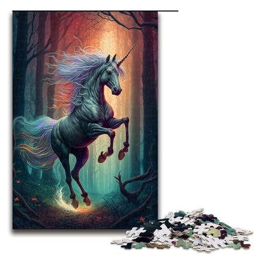 1000 Teile für Erwachsene Einhorn-Puzzles für Holzpuzzles Lernspiel Herausforderungsspielzeug Größe 50x75 cm 1000 Teile für Erwachsene Einhorn-Puzzles für Holzpuzzles Lernspiel Herausforderungsspielzeug Größe 50x75 cm von KJYMNC