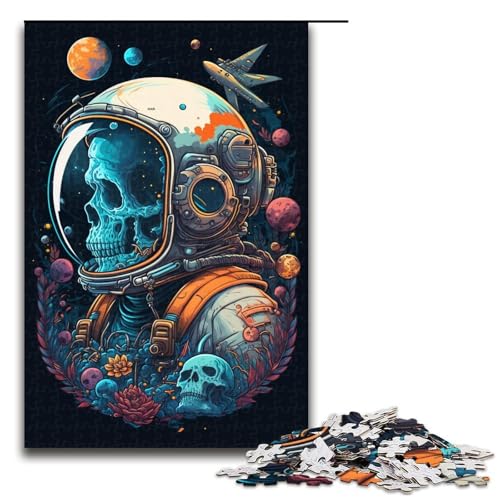1000 Teile für Erwachsene Skelett-Astronauten-Puzzles für Holzpuzzles Lernspiel Herausforderungsspielzeug Größe 50x75 cm 1000 Teile für Erwachsene Skelett-Astronauten-Puzzles für Holzpuzzles Lernspiel Herausforderungsspielzeug Größe 50x75 cm von KJYMNC