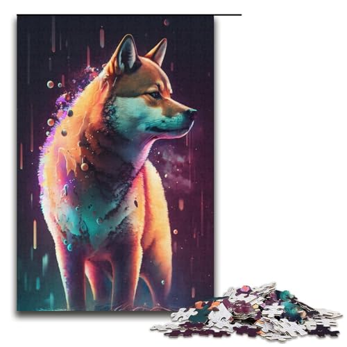 1000-teiliges M-Shiba-Inu-Puzzle für Erwachsene ganze Familie. Größe 38 x 26 cm 1000-teiliges M-Shiba-Inu-Puzzle für Erwachsene ganze Familie. Größe 38 x 26 cm von KJYMNC