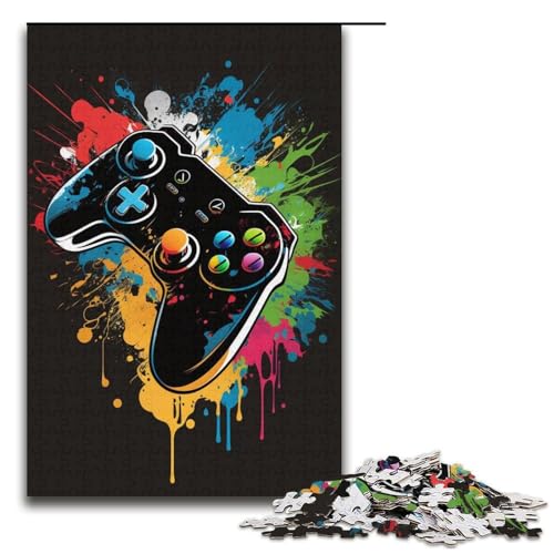 1000-teiliges Puzzle, Aquarellspiel, Puzzle für Erwachsene und Kinder, Papppuzzle, Lernspiel, Herausforderungsspielzeug, Größe 38 x 26 cm 1000-teiliges Puzzle, Aquarellspiel, Puzzle für Erwachsene und Kinder, Papppuzzle, Lernspiel, Herausforderungsspielzeug, Größe 38 x 26 cm von KJYMNC