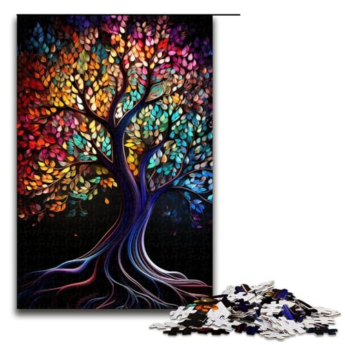 1000-teiliges Puzzle, Baum des Lebens, Puzzle für Erwachsene, Holzpuzzle, anspruchsvolles Spiel, Größe 50 x 75 cm 1000-teiliges Puzzle, Baum des Lebens, Puzzle für Erwachsene, Holzpuzzle, anspruchsvolles Spiel, Größe 50 x 75 cm von KJYMNC