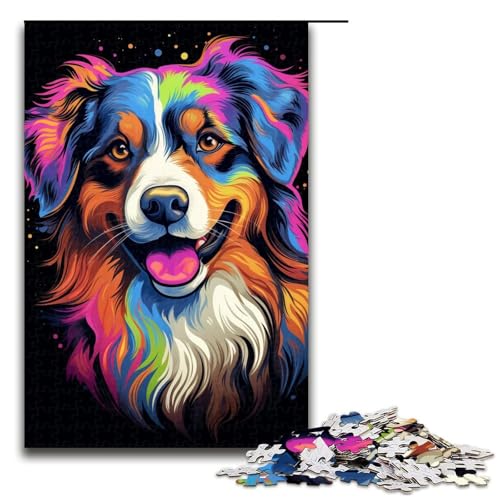 1000-teiliges Puzzle, Hunde-Puzzle für Erwachsene, Holzpuzzle, anspruchsvolles Spiel, Größe 50 x 75 cm 1000-teiliges Puzzle, Hunde-Puzzle für Erwachsene, Holzpuzzle, anspruchsvolles Spiel, Größe 50 x 75 cm von KJYMNC