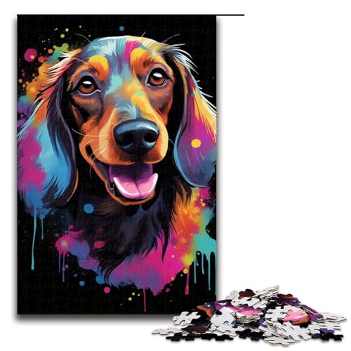 1000-teiliges Puzzle, Hunde-Puzzle für Erwachsene und Kinder, Holzpuzzle, Lernspiel, Herausforderungsspielzeug, Größe 50 x 75 cm 1000-teiliges Puzzle, Hunde-Puzzle für Erwachsene und Kinder, Holzpuzzle, Lernspiel, Herausforderungsspielzeug, Größe 50 x 75 cm von KJYMNC