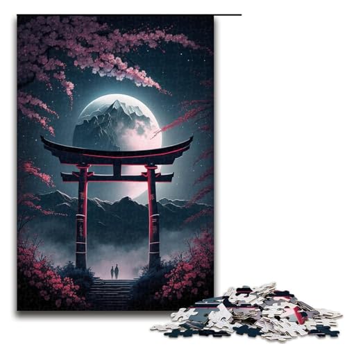 1000-teiliges Puzzle, Japanisches Torii-Tor, Puzzle für Erwachsene und Kinder, Holzpuzzle, Lernspiel, Herausforderungsspielzeug, Größe 50 x 75 cm 1000-teiliges Puzzle, Japanisches Torii-Tor, Puzzle für Erwachsene und Kinder, Holzpuzzle, Lernspiel, Herausforderungsspielzeug, Größe 50 x 75 cm von KJYMNC