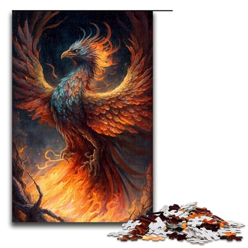 1000-teiliges Puzzle, Phoenix-Puzzle für Erwachsene und Kinder, Holzpuzzle, Lernspiel, Herausforderungsspielzeug, Größe 50 x 75 cm 1000-teiliges Puzzle, Phoenix-Puzzle für Erwachsene und Kinder, Holzpuzzle, Lernspiel, Herausforderungsspielzeug, Größe 50 x 75 cm von KJYMNC