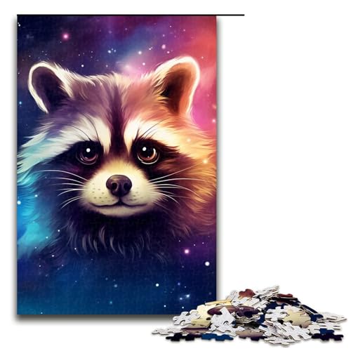 1000-teiliges Puzzle, bunter Fuchs, Puzzle für Kinder, Holzpuzzle, Größe 50 x 75 cm 1000-teiliges Puzzle, bunter Fuchs, Puzzle für Kinder, Holzpuzzle, Größe 50 x 75 cm von KJYMNC