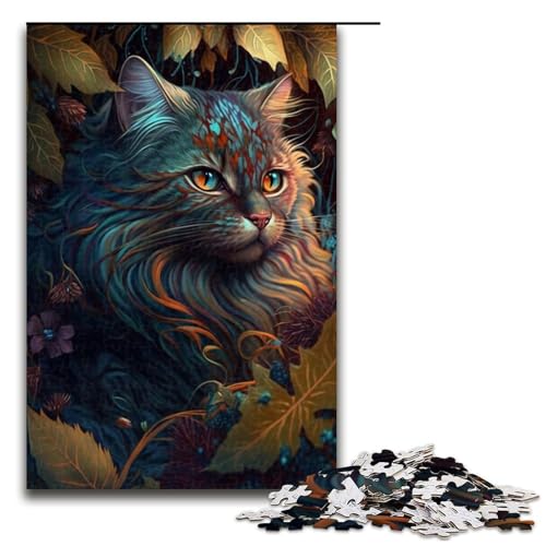 1000-teiliges Puzzle, wunderschöne Dschungelkatze, Puzzle für Erwachsene und Kinder, Holzpuzzle, Lernspiel, Herausforderungsspielzeug, Größe 50 x 75 cm 1000-teiliges Puzzle, wunderschöne Dschungelkatze, Puzzle für Erwachsene und Kinder, Holzpuzzle, Lernspiel, Herausforderungsspielzeug, Größe 50 x 75 cm von KJYMNC