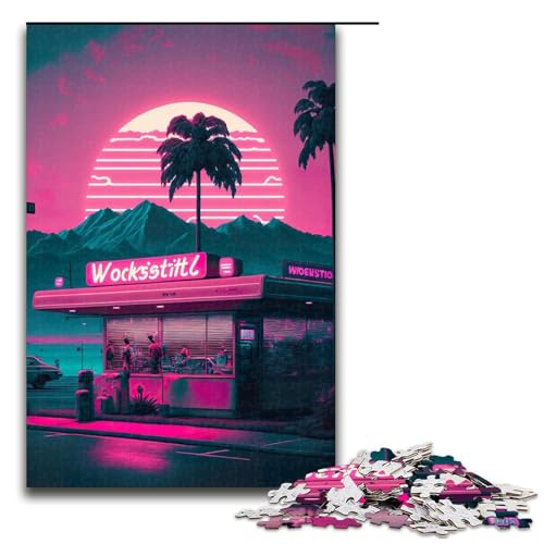 1000-teiliges Puzzle „Dinner Sunset“ für Erwachsene, Holzpuzzle, tolles Geschenk für Erwachsene, Größe 50 x 75 cm 1000-teiliges Puzzle „Dinner Sunset“ für Erwachsene, Holzpuzzle, tolles Geschenk für Erwachsene, Größe 50 x 75 cm von KJYMNC