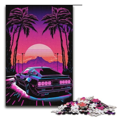 1000-teiliges Puzzle „Neonlandschaft“ für Erwachsene, Papppuzzle, tolle Geschenke zu Weihnachten, Größe 38 x 26 cm 1000-teiliges Puzzle „Neonlandschaft“ für Erwachsene, Papppuzzle, tolle Geschenke zu Weihnachten, Größe 38 x 26 cm von KJYMNC