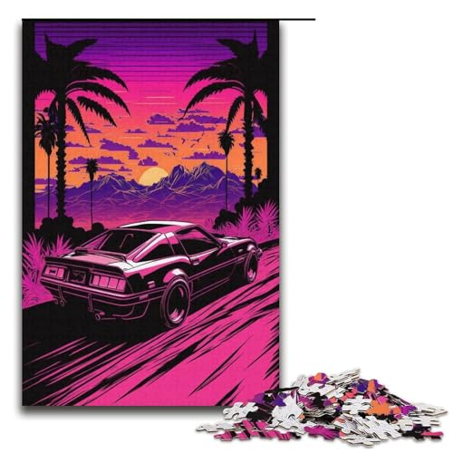 1000-teiliges Puzzle „Neonlandschaft“ für Erwachsene, Papppuzzle, tolle Geschenke zu Weihnachten, Größe 38 x 26 cm 1000-teiliges Puzzle „Neonlandschaft“ für Erwachsene, Papppuzzle, tolle Geschenke zu Weihnachten, Größe 38 x 26 cm von KJYMNC