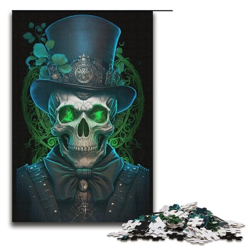 1000-teiliges Puzzle „Piratenschiff-Totenkopf“ für Erwachsene, Papppuzzle, tolles, Größe 38 x 26 cm 1000-teiliges Puzzle „Piratenschiff-Totenkopf“ für Erwachsene, Papppuzzle, tolles, Größe 38 x 26 cm von KJYMNC