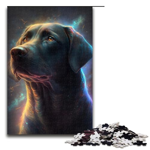 1000-teiliges Puzzle Labrador Retriever Hund Puzzles für Erwachsene Holzpuzzle Herausforderndes Spiel Größe 50x75cm 1000-teiliges Puzzle Labrador Retriever Hund Puzzles für Erwachsene Holzpuzzle Herausforderndes Spiel Größe 50x75cm von KJYMNC