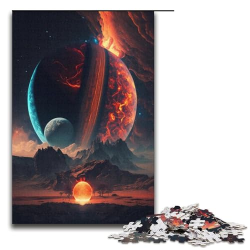 1000-teiliges Puzzle Planet Gas, Riesenpuzzle für Erwachsene, Papppuzzle, tolle Geschenke zu Weihnachten, Größe 38 x 26 cm 1000-teiliges Puzzle Planet Gas, Riesenpuzzle für Erwachsene, Papppuzzle, tolle Geschenke zu Weihnachten, Größe 38 x 26 cm von KJYMNC