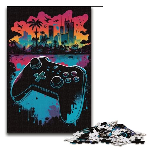 1000-teiliges Puzzle für Erwachsene, Aquarellspiel, Puzzle für Erwachsene, Holzpuzzle, Lernspielzeug, Größe 50 x 75 cm 1000-teiliges Puzzle für Erwachsene, Aquarellspiel, Puzzle für Erwachsene, Holzpuzzle, Lernspielzeug, Größe 50 x 75 cm von KJYMNC