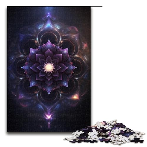 1000-teiliges Puzzle für Erwachsene, Datura-Blume, Geschenk-Puzzle für Kinder, Geschenke, Größe 50 x 75 cm von KJYMNC