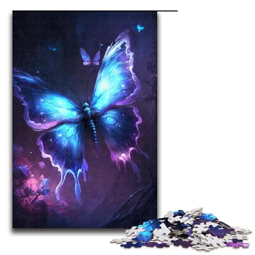 1000-teiliges Puzzle für Erwachsene, Fantasie-Schmetterlings-Puzzle, Geschenk-Puzzles für Kinder, Geschenke, Größe 50 x 75 cm 1000-teiliges Puzzle für Erwachsene, Fantasie-Schmetterlings-Puzzle, Geschenk-Puzzles für Kinder, Geschenke, Größe 50 x 75 cm von KJYMNC