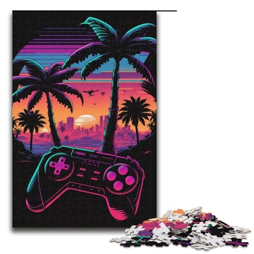 1000-teiliges Puzzle für Erwachsene, Farbspiel-Puzzle für Erwachsene, Holzpuzzle, dekomprimierendes intellektuelles Lernspielzeug, Größe 50 x 75 cm 1000-teiliges Puzzle für Erwachsene, Farbspiel-Puzzle für Erwachsene, Holzpuzzle, dekomprimierendes intellektuelles Lernspielzeug, Größe 50 x 75 cm von KJYMNC