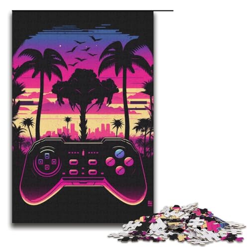 1000-teiliges Puzzle für Erwachsene, Farbspiel-Puzzle für Erwachsene, Papppuzzle, dekomprimierendes geistiges Lernspielzeug, Größe 38 x 26 cm 1000-teiliges Puzzle für Erwachsene, Farbspiel-Puzzle für Erwachsene, Papppuzzle, dekomprimierendes geistiges Lernspielzeug, Größe 38 x 26 cm von KJYMNC