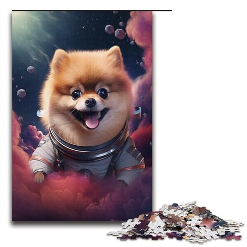 1000-teiliges Puzzle für Erwachsene, Hund im Weltraum, Puzzle, praktisches Spiel, tolle Geschenke für Weihnachten, Größe 38 x 26 cm 1000-teiliges Puzzle für Erwachsene, Hund im Weltraum, Puzzle, praktisches Spiel, tolle Geschenke für Weihnachten, Größe 38 x 26 cm von KJYMNC