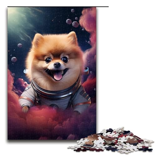 1000-teiliges Puzzle für Erwachsene, Hund im Weltraum, Puzzle, praktisches Spiel, tolle Geschenke für Weihnachten, Größe 50 x 75 cm 1000-teiliges Puzzle für Erwachsene, Hund im Weltraum, Puzzle, praktisches Spiel, tolle Geschenke für Weihnachten, Größe 50 x 75 cm von KJYMNC