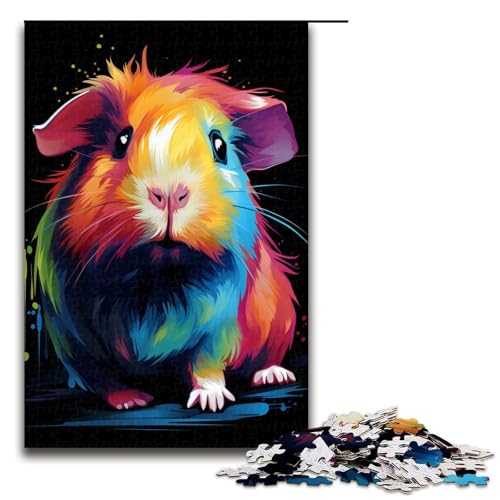 1000-teiliges Puzzle für Erwachsene, Hunde-Puzzle, praktisches Spiel, Staycation, Zeitvertreib für Teenager ab 14 Jahren, Größe 50 x 75 cm von KJYMNC