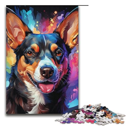 1000-teiliges Puzzle für Erwachsene, Hunde-Puzzle, praktisches Spiel, tolle Geschenke für Weihnachten, Größe 38 x 26 cm 1000-teiliges Puzzle für Erwachsene, Hunde-Puzzle, praktisches Spiel, tolle Geschenke für Weihnachten, Größe 38 x 26 cm von KJYMNC