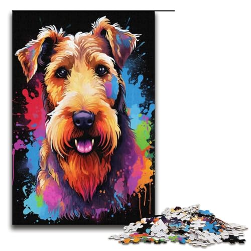 1000-teiliges Puzzle für Erwachsene, Hunde-Puzzle für Erwachsene, Papppuzzle, dekomprimierend, intellektuelles Lernspielzeug, Größe 38 x 26 cm 1000-teiliges Puzzle für Erwachsene, Hunde-Puzzle für Erwachsene, Papppuzzle, dekomprimierend, intellektuelles Lernspielzeug, Größe 38 x 26 cm von KJYMNC