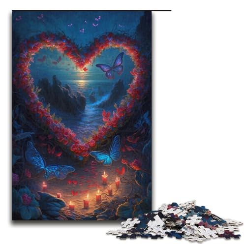 1000-teiliges Puzzle für Erwachsene, Love Sea Puzzle, praktisches Spiel, tolle Geschenke für Weihnachten, Größe 38 x 26 cm 1000-teiliges Puzzle für Erwachsene, Love Sea Puzzle, praktisches Spiel, tolle Geschenke für Weihnachten, Größe 38 x 26 cm von KJYMNC