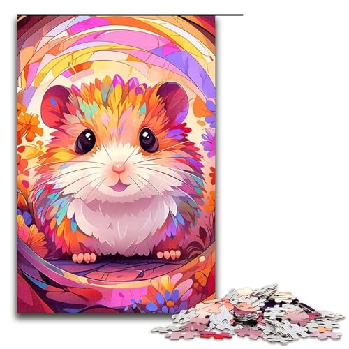 1000-teiliges Puzzle für Erwachsene, Meerschweinchen-Farbspiele, Spielzeug, Geschenk, ganze Familie, Größe 50 x 75 cm 1000-teiliges Puzzle für Erwachsene, Meerschweinchen-Farbspiele, Spielzeug, Geschenk, ganze Familie, Größe 50 x 75 cm von KJYMNC