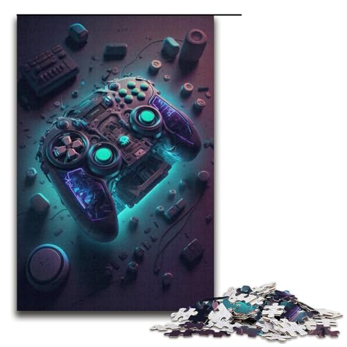 1000-teiliges Puzzle für Erwachsene, Mgame-Puzzle, praktisches Spiel, tolle Geschenke für Weihnachten, Größe 38 x 26 cm von KJYMNC