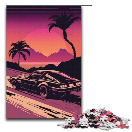 1000-teiliges Puzzle für Erwachsene, Neon-Landschaftspuzzle, praktisches Spiel, tolle Geschenke für Weihnachten, Größe 38 x 26 cm 1000-teiliges Puzzle für Erwachsene, Neon-Landschaftspuzzle, praktisches Spiel, tolle Geschenke für Weihnachten, Größe 38 x 26 cm von KJYMNC
