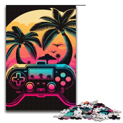1000-teiliges Puzzle für Erwachsene, Neon-Spiele, Puzzle-Quizspiel, Geburtstagsgeschenk, Geschenke, Wandkunst, Größe 50 x 75 cm 1000-teiliges Puzzle für Erwachsene, Neon-Spiele, Puzzle-Quizspiel, Geburtstagsgeschenk, Geschenke, Wandkunst, Größe 50 x 75 cm von KJYMNC