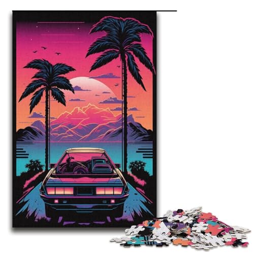 1000-teiliges Puzzle für Erwachsene, Neonlandschaft, Puzzle, Quizspiel, Geburtstagsgeschenk, Geschenke, Wandkunst, Größe 38 x 26 cm 1000-teiliges Puzzle für Erwachsene, Neonlandschaft, Puzzle, Quizspiel, Geburtstagsgeschenk, Geschenke, Wandkunst, Größe 38 x 26 cm von KJYMNC