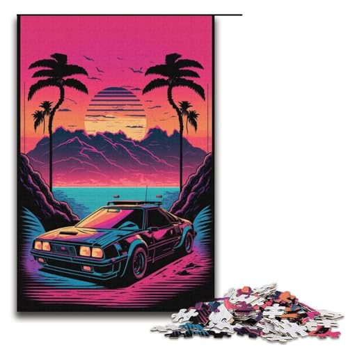 1000-teiliges Puzzle für Erwachsene, Neonlandschaft, Puzzle, Quizspiel, Geburtstagsgeschenk, Geschenke, Wandkunst, Größe 38 x 26 cm 1000-teiliges Puzzle für Erwachsene, Neonlandschaft, Puzzle, Quizspiel, Geburtstagsgeschenk, Geschenke, Wandkunst, Größe 38 x 26 cm von KJYMNC