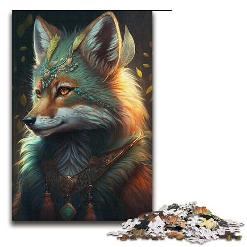 1000-teiliges Puzzle für Erwachsene, Orange Fox, Puzzlespiel, Spaß für Zuhause, Aktivitäten, Geburtstagsgeschenk, Reisegeschenke, Größe 38 x 26 cm 1000-teiliges Puzzle für Erwachsene, Orange Fox, Puzzlespiel, Spaß für Zuhause, Aktivitäten, Geburtstagsgeschenk, Reisegeschenke, Größe 38 x 26 cm von KJYMNC