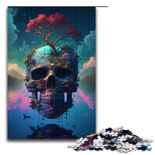 1000-teiliges Puzzle für Erwachsene, Piratenschiff-Totenkopf-Puzzlespiel, Spaß für zu Hause, Aktivitäten, Geburtstagsgeschenk, Reisegeschenke, Größe 50 x 75 cm 1000-teiliges Puzzle für Erwachsene, Piratenschiff-Totenkopf-Puzzlespiel, Spaß für zu Hause, Aktivitäten, Geburtstagsgeschenk, Reisegeschenke, Größe 50 x 75 cm von KJYMNC