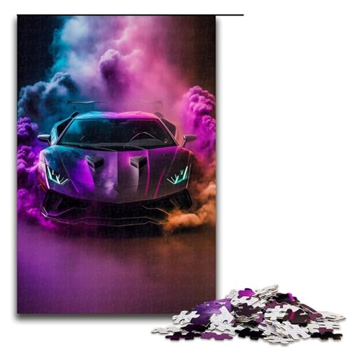 1000-teiliges Puzzle für Erwachsene, Sportwagen-Puzzle, praktisches Spiel zum Zeitvertreib zu Hause für Teenager ab 14 Jahren, Größe 50 x 75 cm 1000-teiliges Puzzle für Erwachsene, Sportwagen-Puzzle, praktisches Spiel zum Zeitvertreib zu Hause für Teenager ab 14 Jahren, Größe 50 x 75 cm von KJYMNC