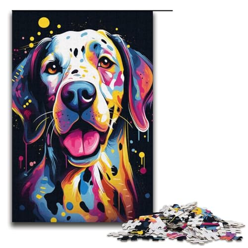 1000-teiliges Puzzle für Erwachsene, Tier-Dalmatiner-Puzzle, Lernpuzzle, Geburtstagsgeschenk, Geschenke, Wandkunst, Größe 38 x 26 cm 1000-teiliges Puzzle für Erwachsene, Tier-Dalmatiner-Puzzle, Lernpuzzle, Geburtstagsgeschenk, Geschenke, Wandkunst, Größe 38 x 26 cm von KJYMNC