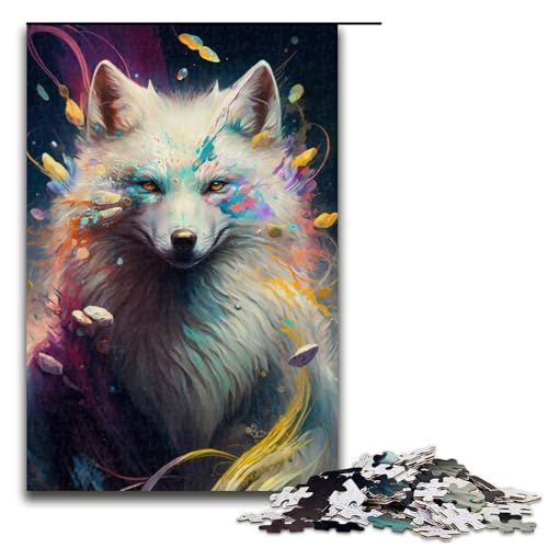 1000-teiliges Puzzle für Erwachsene, Tier-Fuchs-Malspiel, Spielzeug, Geschenk, ganze Familie, Größe 50 x 75 cm 1000-teiliges Puzzle für Erwachsene, Tier-Fuchs-Malspiel, Spielzeug, Geschenk, ganze Familie, Größe 50 x 75 cm von KJYMNC