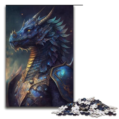1000-teiliges Puzzle für Erwachsene, Weltraumdrachen-Puzzle, praktisches Spiel, tolle Geschenke für Weihnachten, Größe 38 x 26 cm 1000-teiliges Puzzle für Erwachsene, Weltraumdrachen-Puzzle, praktisches Spiel, tolle Geschenke für Weihnachten, Größe 38 x 26 cm von KJYMNC