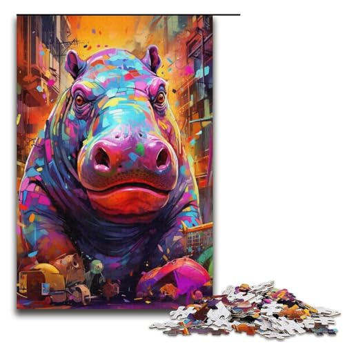 1000-teiliges Puzzle für Erwachsene, buntes Hamster-Puzzle für Karton, Lernspiel, Herausforderungsspielzeug, Größe 38 x 26 cm 1000-teiliges Puzzle für Erwachsene, buntes Hamster-Puzzle für Karton, Lernspiel, Herausforderungsspielzeug, Größe 38 x 26 cm von KJYMNC