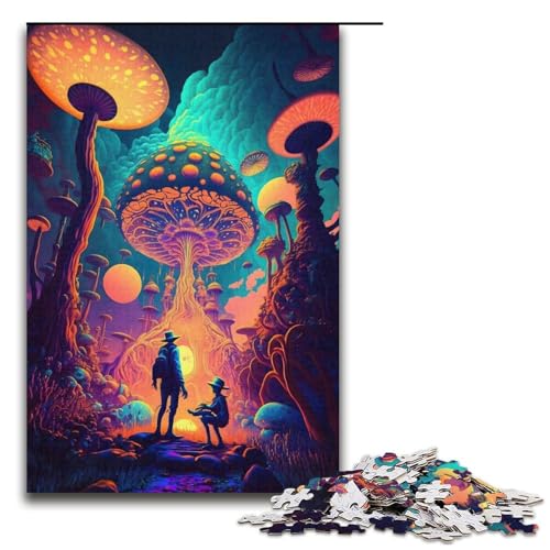 1000-teiliges Puzzle für Erwachsene „Reisende in einem Anderen Reich“, Puzzle für Erwachsene, Papppuzzle, Lernspielzeug, Größe 38 x 26 cm 1000-teiliges Puzzle für Erwachsene „Reisende in einem Anderen Reich“, Puzzle für Erwachsene, Papppuzzle, Lernspielzeug, Größe 38 x 26 cm von KJYMNC