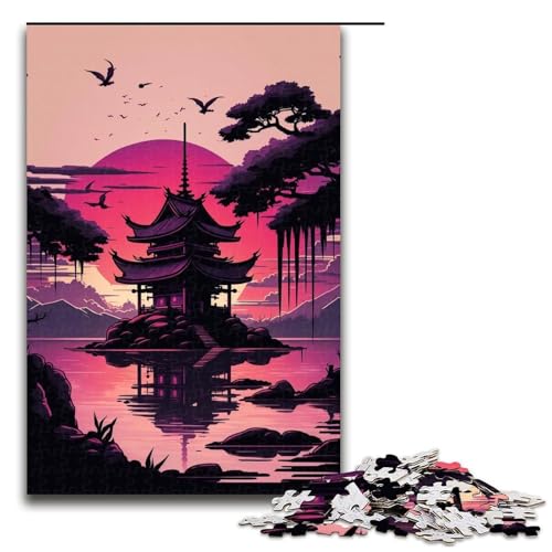 1000-teiliges Puzzle für Erwachsene im japanischen Stil, Puzzle für Erwachsene, Holzpuzzle, Lernspielzeug, Größe 50 x 75 cm 1000-teiliges Puzzle für Erwachsene im japanischen Stil, Puzzle für Erwachsene, Holzpuzzle, Lernspielzeug, Größe 50 x 75 cm von KJYMNC