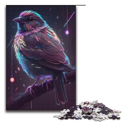 1000-teiliges Puzzle mit Spatzenvögeln, Puzzle für Erwachsene und Kinder, Papppuzzle, Lernspiel, Herausforderungsspielzeug, Größe 38 x 26 cm 1000-teiliges Puzzle mit Spatzenvögeln, Puzzle für Erwachsene und Kinder, Papppuzzle, Lernspiel, Herausforderungsspielzeug, Größe 38 x 26 cm von KJYMNC