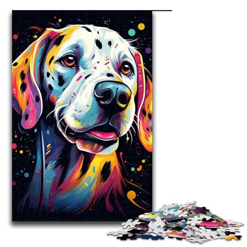 1000-teiliges Puzzle mit Tiermotiv Dalmatiner für Erwachsene, Holzpuzzle, lustiges Geschenk, Größe 50 x 75 cm 1000-teiliges Puzzle mit Tiermotiv Dalmatiner für Erwachsene, Holzpuzzle, lustiges Geschenk, Größe 50 x 75 cm von KJYMNC