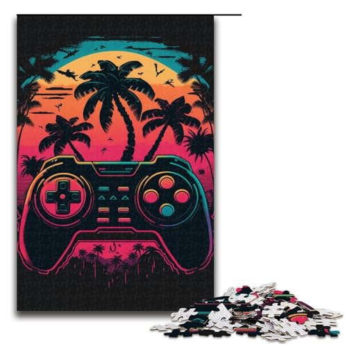 1000-teiliges Puzzlespiel Neon-Puzzles für Kinder, Holzpuzzle, Größe 50 x 75 cm 1000-teiliges Puzzlespiel Neon-Puzzles für Kinder, Holzpuzzle, Größe 50 x 75 cm von KJYMNC