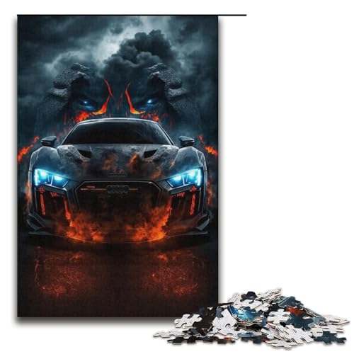 1000-teiliges Weltraum-Sportwagen-Puzzle für Kinder, Papppuzzle, Familienaktivität, Größe 38 x 26 cm 1000-teiliges Weltraum-Sportwagen-Puzzle für Kinder, Papppuzzle, Familienaktivität, Größe 38 x 26 cm von KJYMNC