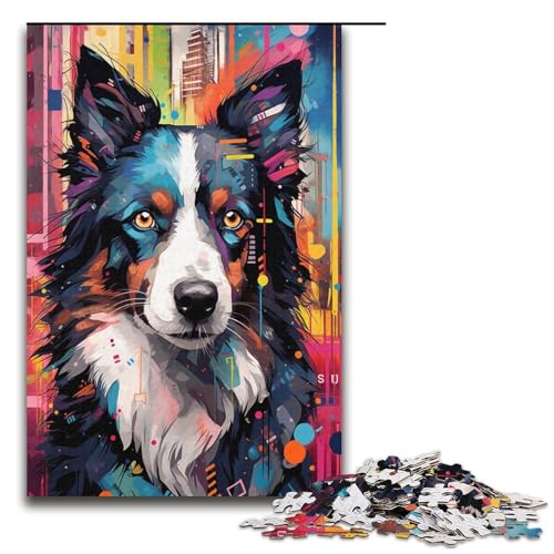 1000-teiliges buntes Schäferhund-Puzzle für Kinder, Papppuzzle, Familienaktivität, Größe 38 x 26 cm 1000-teiliges buntes Schäferhund-Puzzle für Kinder, Papppuzzle, Familienaktivität, Größe 38 x 26 cm von KJYMNC