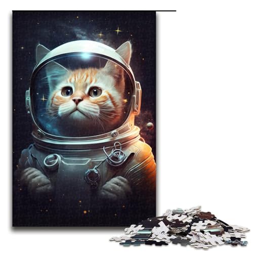 Astronauten-Katzen-Puzzle, 1000 Teile, Puzzle für Erwachsene, Geburtstagsgeschenk, Geschenke für Teenager ab 14 Jahren, Größe 50 x 75 cm Astronauten-Katzen-Puzzle, 1000 Teile, Puzzle für Erwachsene, Geburtstagsgeschenk, Geschenke für Teenager ab 14 Jahren, Größe 50 x 75 cm von KJYMNC