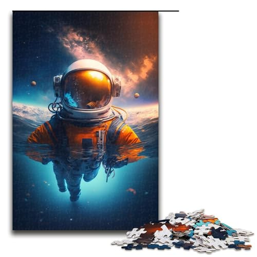 Astronauten-Puzzle, 1000 Teile, Puzzle für Erwachsene, Geburtstagsgeschenk, Geschenke für Teenager ab 14 Jahren, Größe 50 x 75 cm Astronauten-Puzzle, 1000 Teile, Puzzle für Erwachsene, Geburtstagsgeschenk, Geschenke für Teenager ab 14 Jahren, Größe 50 x 75 cm von KJYMNC